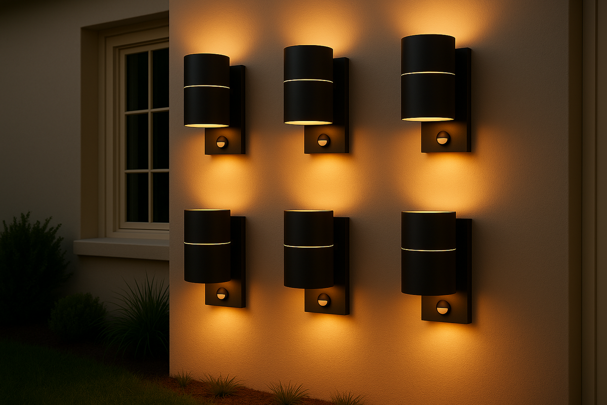 Waterproof stainless LED wall sconce