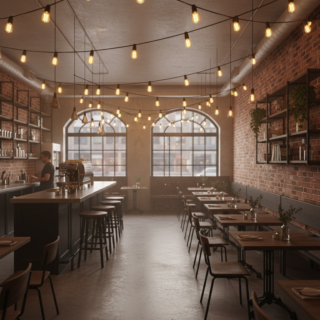 Connectable festoon string lights for weddings and events