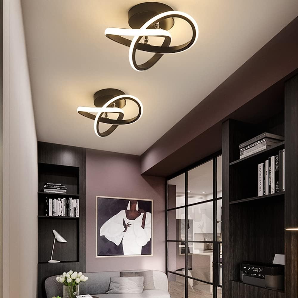 Stylish LED flush mount ceiling lamp


