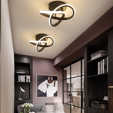 Stylish LED flush mount ceiling lamp

