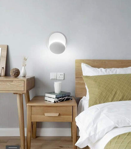 White LED sconce hallway light

