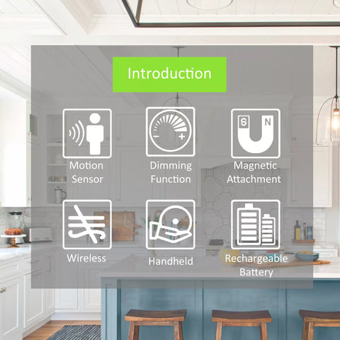 PIR motion sensor light strip detecting movement in a hallway, automatically turning on.

