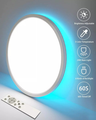 Flush Mount round LED Ceiling Light – Modern & Energy-Efficient