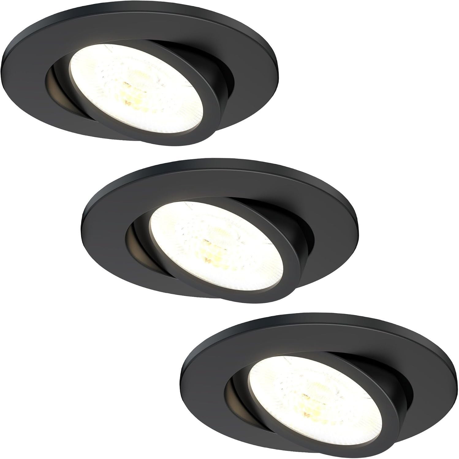 6-Pack LED Downlight White 5W CCT Waterproof IP65 Dimmable | Cutout Size Ø75Mm; Waterproof for Bathroom Shower Zone and Damp Indoor Areas