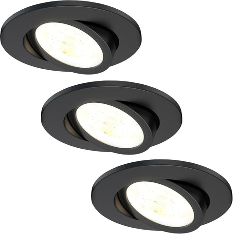 6-Pack LED Downlight White 5W CCT Waterproof IP65 Dimmable | Cutout Size Ø75Mm; Waterproof for Bathroom Shower Zone and Damp Indoor Areas