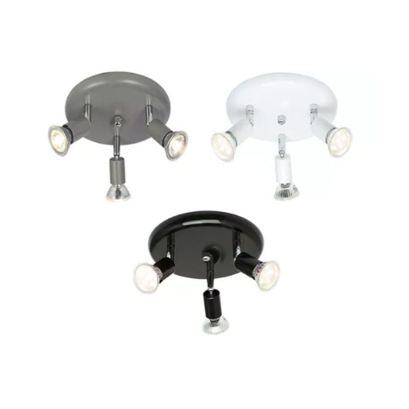 3-Way Modern GU10 Ceiling Spotlight