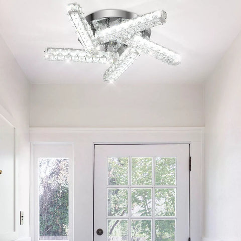 LED Crystal Ceiling Light – Modern Minimalist Lamp