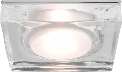 Vancouver round Bathroom Downlight - IP65 Rated - (Polished Chrome), GU10 LED Lamp, Designed in Britain