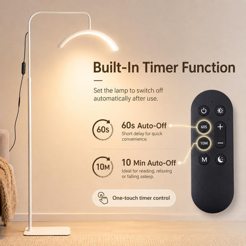 Half Moon Lamp 48W Lash Light,Dimmable Beauty Salon Lights | Beauty Salon Lights Floor Standing,Tattoo Lights,Lash Light,Led Arc Floor Lamp for Eyelash Extensions, Skincare, Eyebrows