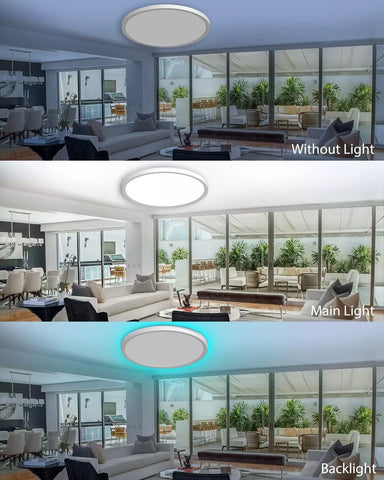 Flush Mount round LED Ceiling Light – Modern & Energy-Efficient