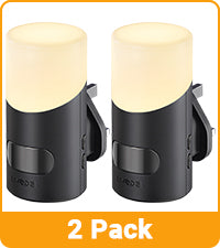 LYRIDZ motion-activated night light providing soft illumination in a dark hallway
