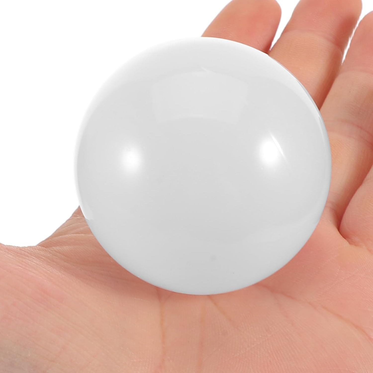 20Pcs White Hemispherical LED Bulb Guard Shell for Mirror Lamps | PC Replacement Globes, Easy Fit for Living Rooms and Bedrooms, Soft Light Spread, Vanity Mirror Bulbs