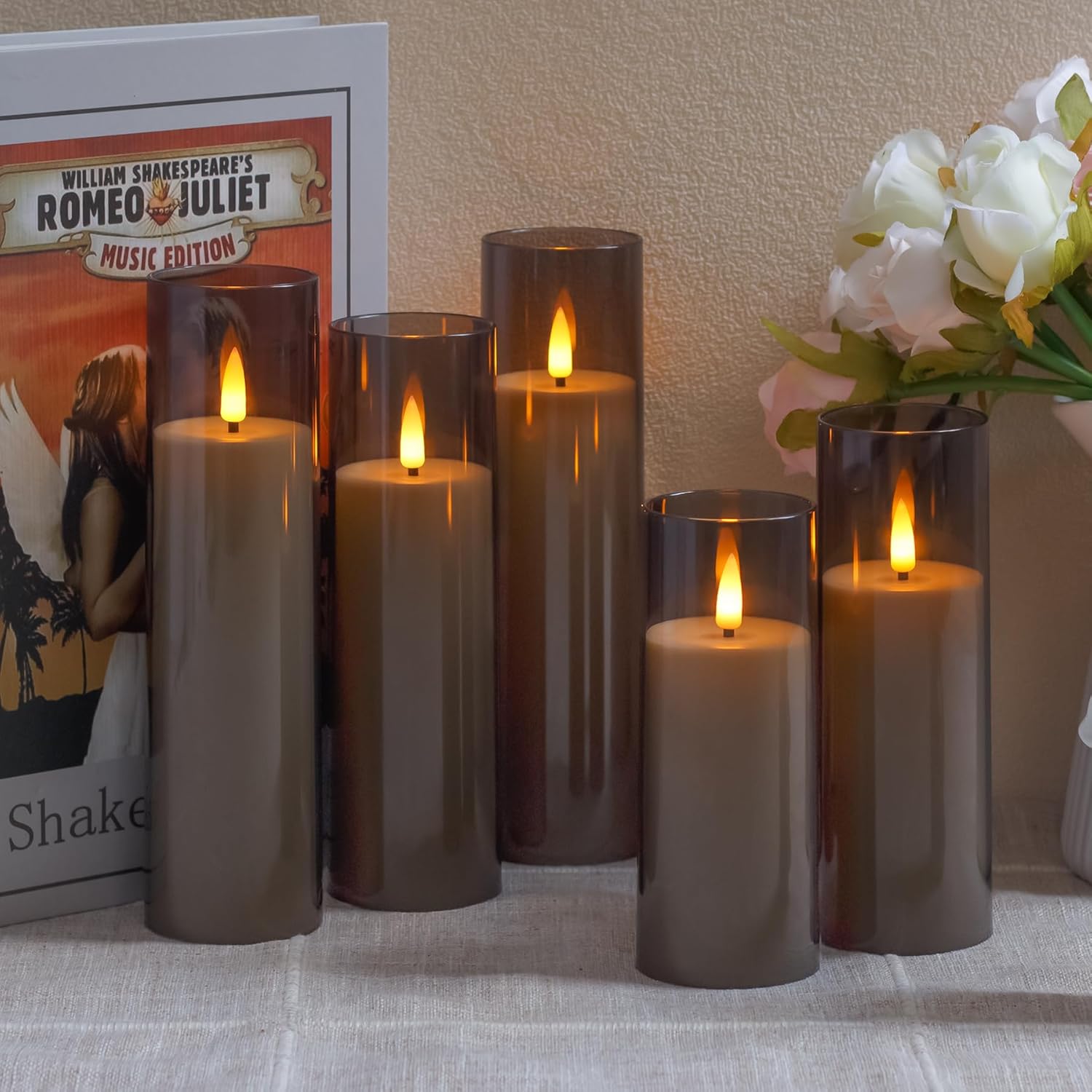 battery operated flickering led candles
