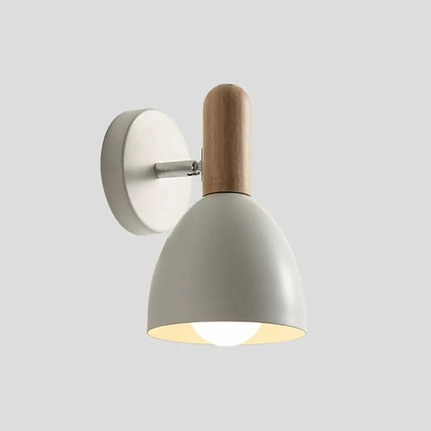 Adjustable Wood Vintage Wall Light 350° Rotatable