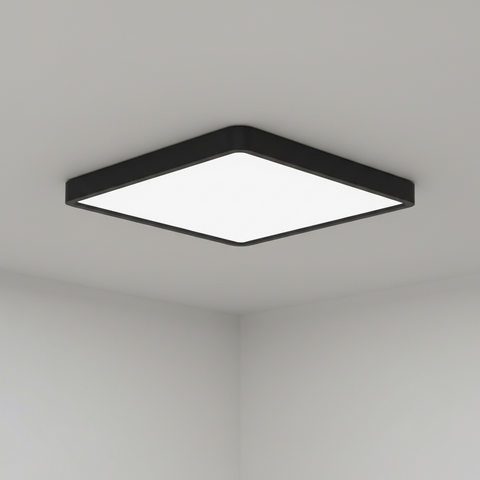 28W Dimmable LED Square Ceiling Light – Slim Bathroom Ceiling Lights  for Bedroom, Kitchen & Living Room