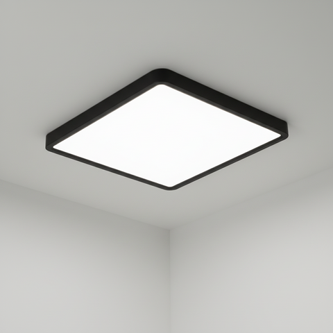 28W Dimmable LED Square Ceiling Light – Slim Bathroom Ceiling Lights  for Bedroom, Kitchen & Living Room