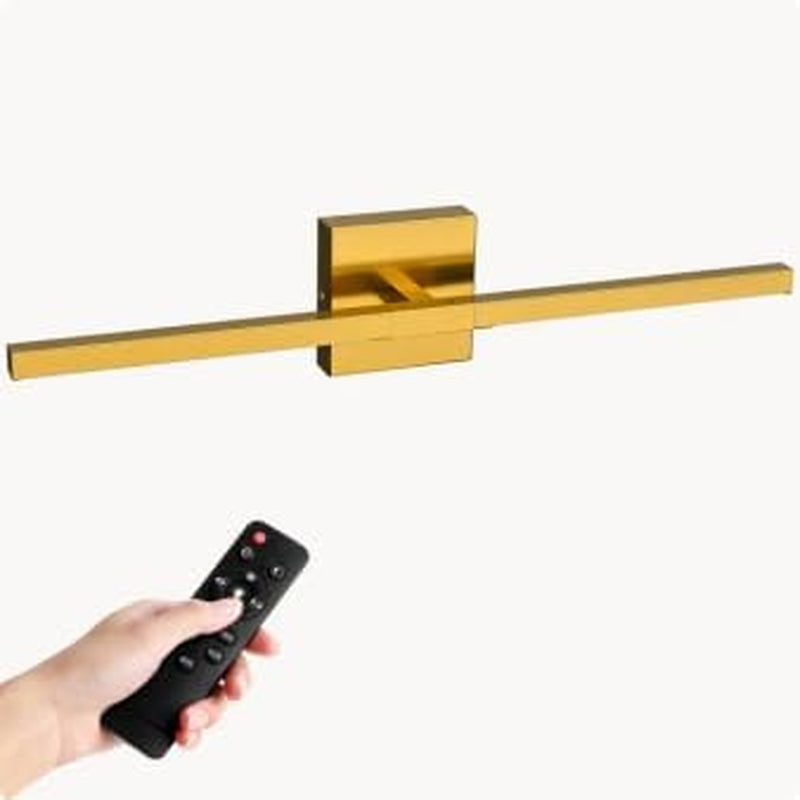 32Inch Modern Bathroom Vanity Light with Rotatable Bar,20W LED Mirror Light | Gold Finish, over Mirror or Wall Mounted, Dimmable 6CCT (2700K-6500K)Warm/Natural/White Light IP44 for Living Room Bedroom
