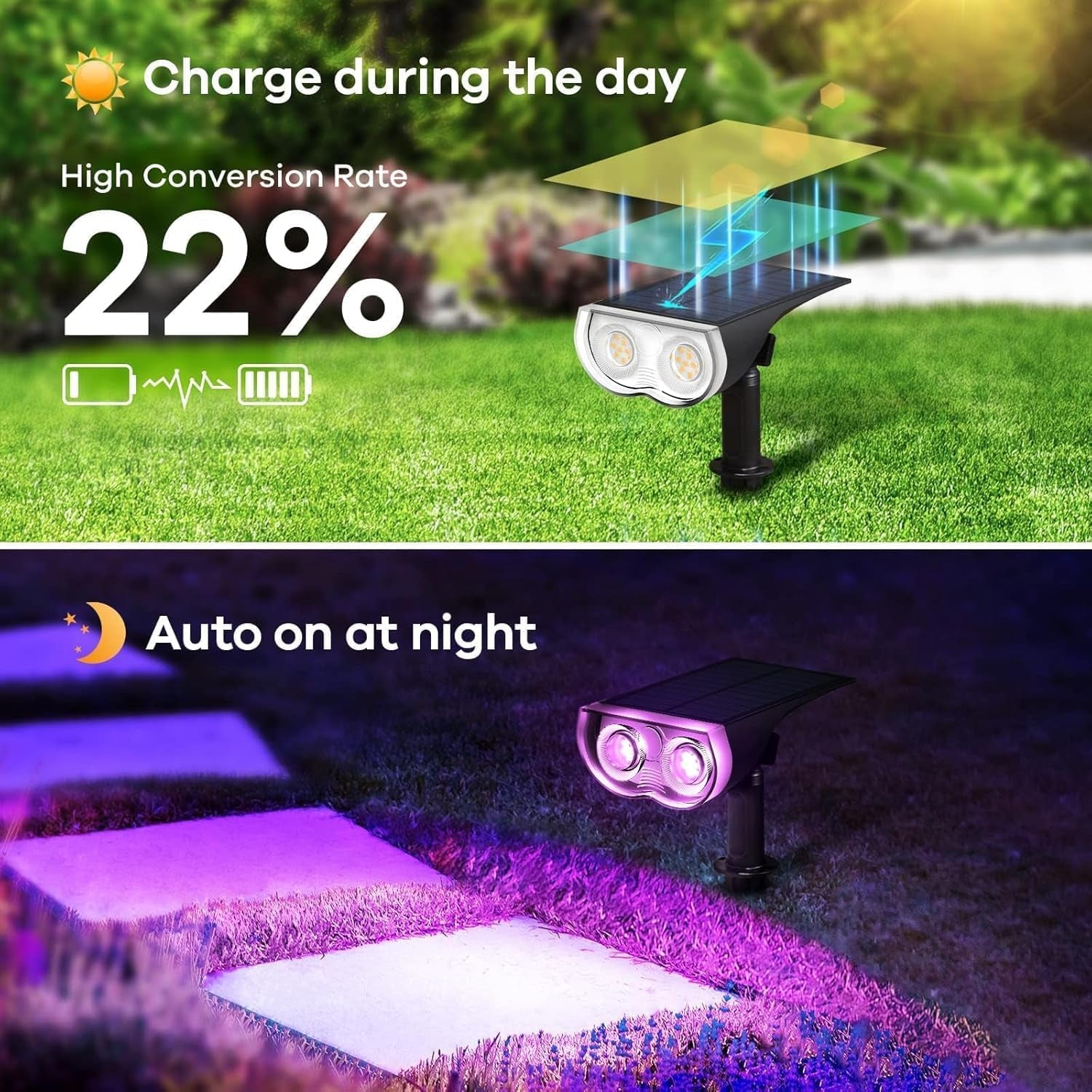 Halloween Colour Changing Solar Stake Lights Outdoor