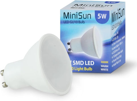| Shower/Soffit Gloss White Recessed Ceiling Downlights | Bath Recessed Lighting, Home Décor & Improvement Essential | Includes Bulb [6500K Warm White] | Mains Wired
