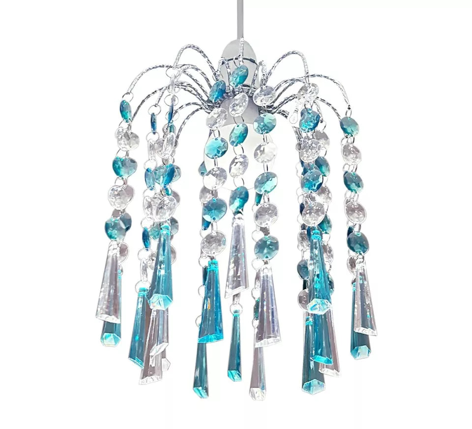 Chandelier Style Ceiling Light Shade – Elegant Acrylic Crystal Pendant