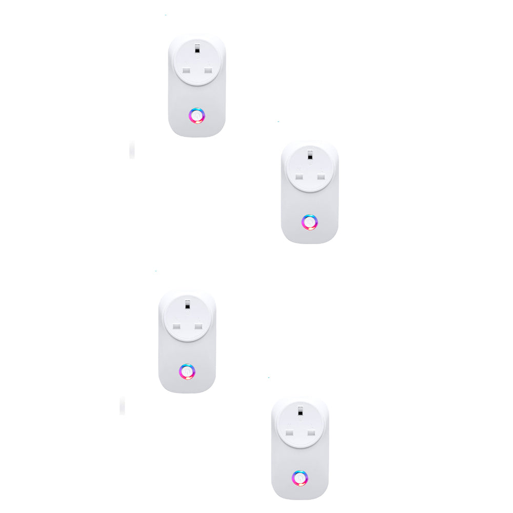 Smart Plug WiFi Socket Monitor Timing Function Toya SmartLife APP Control , White - thelights4u.com