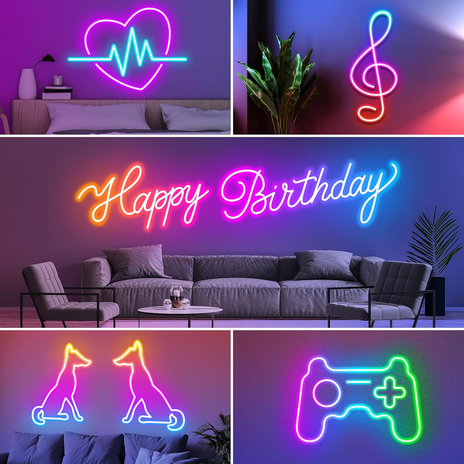 diy neon sign led rope light