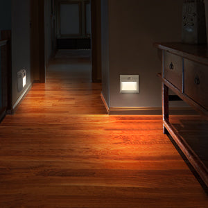 Natural white LED light providing soft illumination

