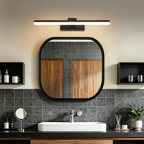 Dimmable LED Picture Lights 80CM Bathroom Vanity Light Fixture Ajustable Gold Indoor Lighting Wall Sconce Hotel Bedside 3000K/4500K/6000K Reading Lamp Display Lamps 16W