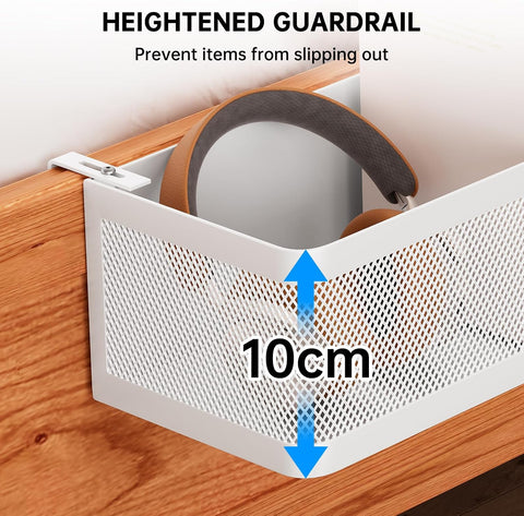 Bunk Bed Shelf, Bedside Hanging Storage Baskets for Bedroom,Hall,Cot Rails