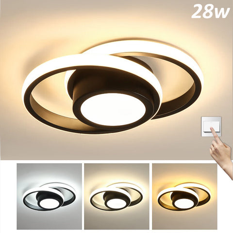 Geometric Square Ring Light Fixture UK

