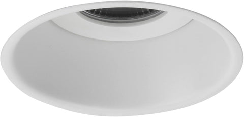 Minima round Fixed IP65 Bathroom Downlight - IP65 Rated - (Matt Black), GU10 Lamp, Designed in Britain - 1249017 - 3 Years Guarantee