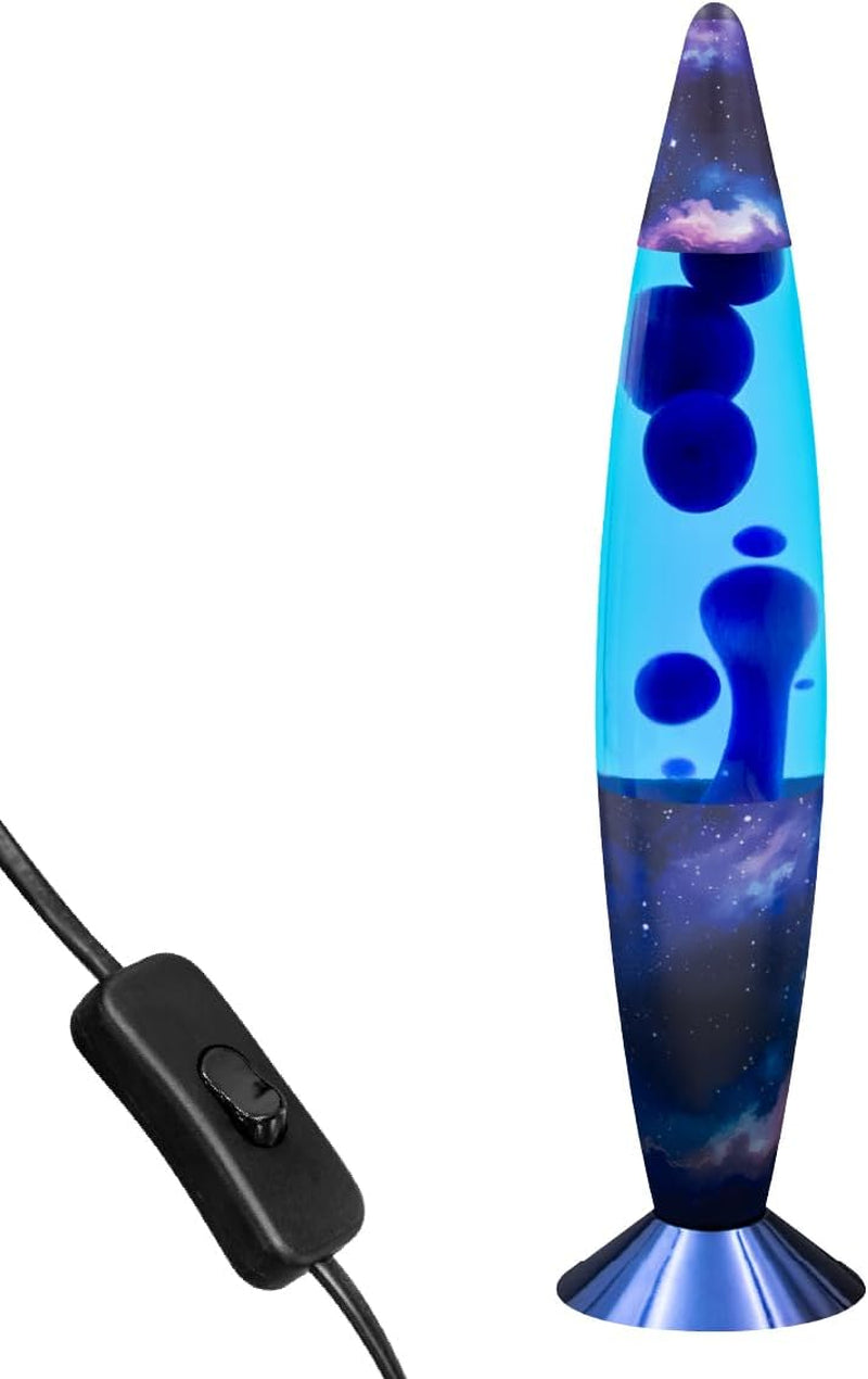 16” Rainbow Lava Lamp, 40Cm Tall | Retro Nostalgia, Calming & Relaxing Motion Wax Light, Decorative Illumination, Sensory Light, Mains Operated