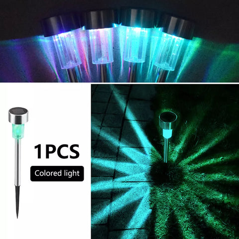 10Pcs Solar Power LED Stake Lights – Waterproof Outdoor Garden Lights
