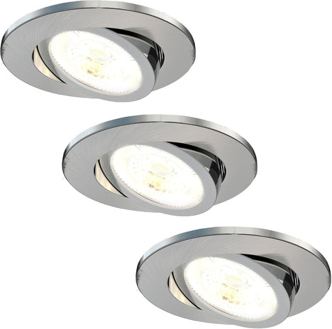 6-Pack LED Downlight White 5W CCT Waterproof IP65 Dimmable | Cutout Size Ø75Mm; Waterproof for Bathroom Shower Zone and Damp Indoor Areas