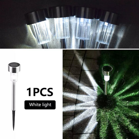 10Pcs Solar Power LED Stake Lights – Waterproof Outdoor Garden Lights