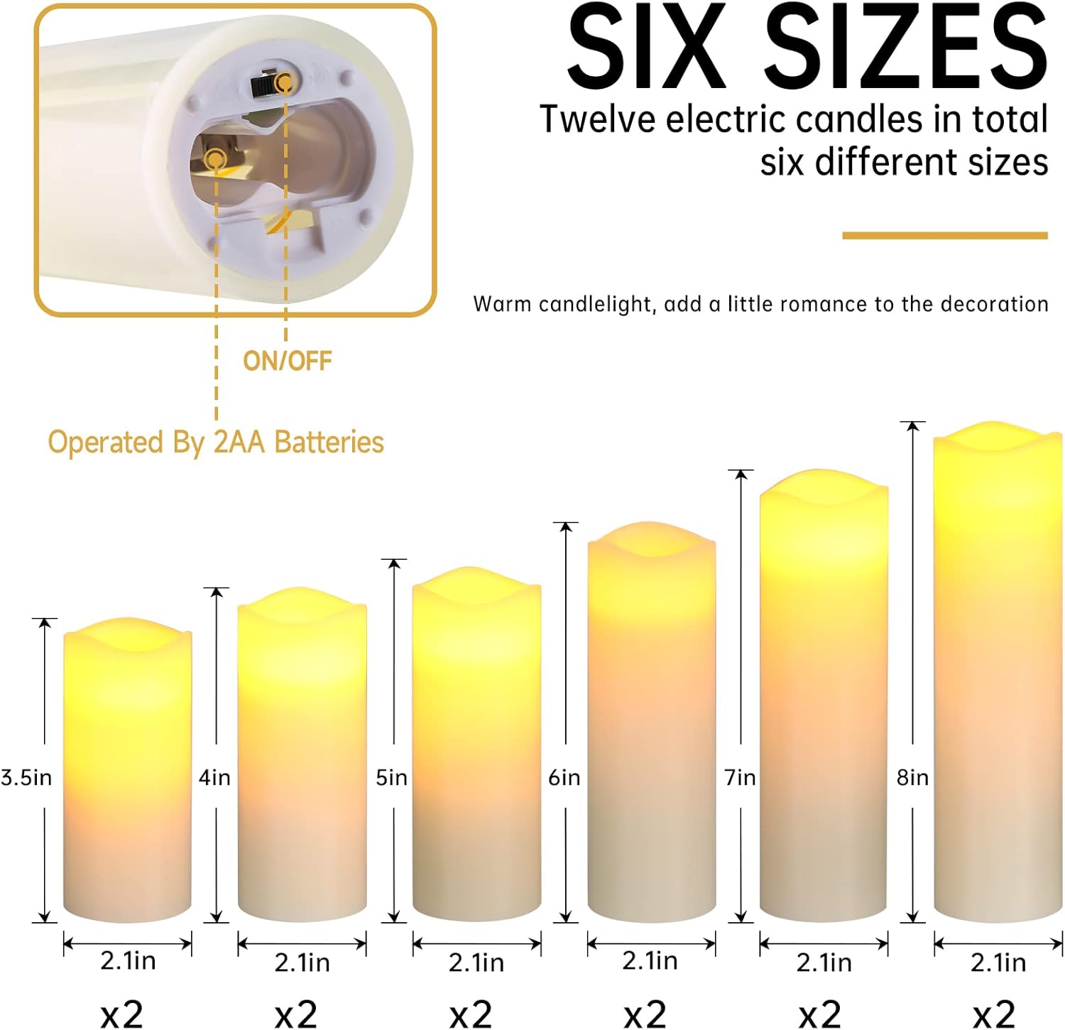 flameless candles for fireplace decor