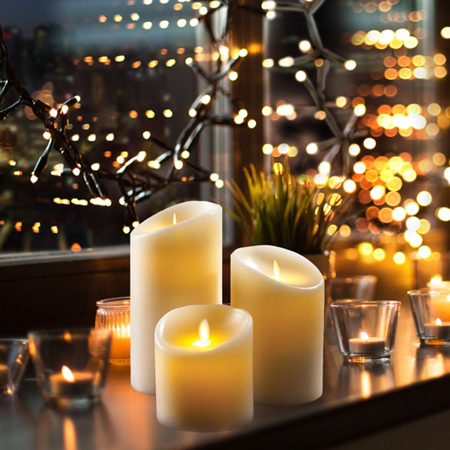 flameless candles for home decor