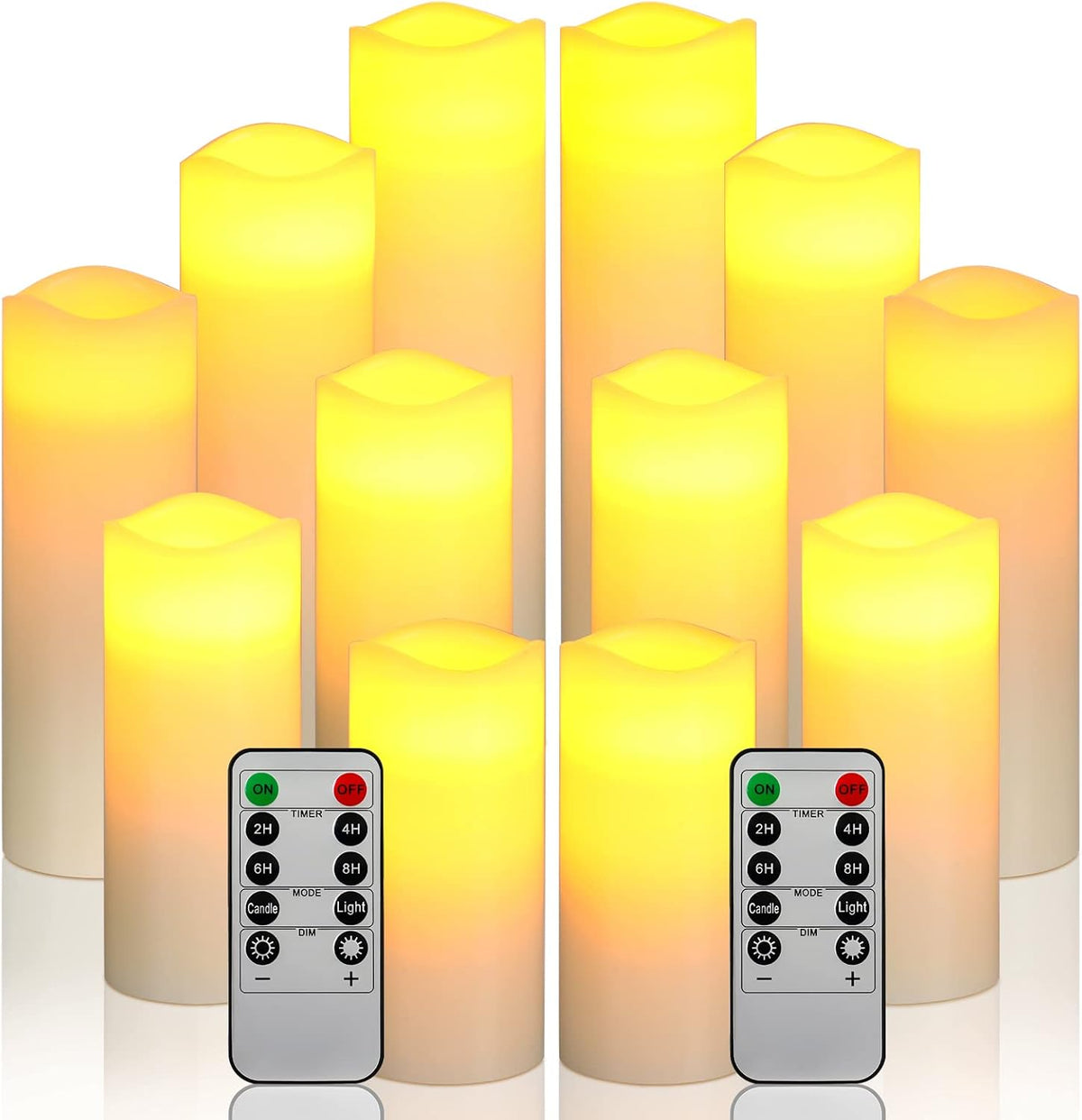 flameless led candles set of 12