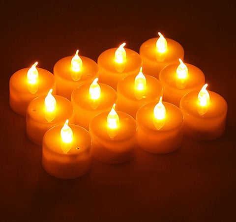 flameless led tea light candles