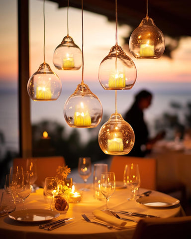 flickering battery operated tea lights