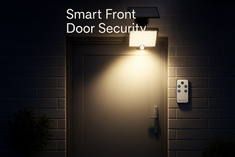 LED Motion Sensor Solar Powered  Security Light – 3 Modes, Waterproof