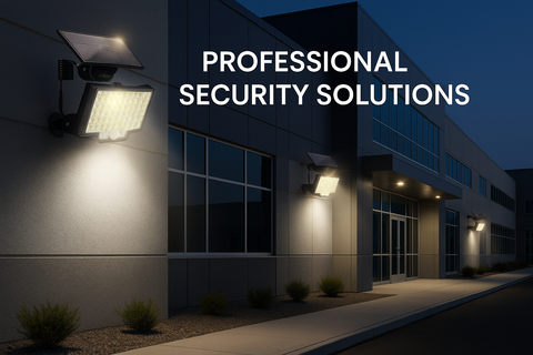 LED Motion Sensor Solar Powered  Security Light – 3 Modes, Waterproof