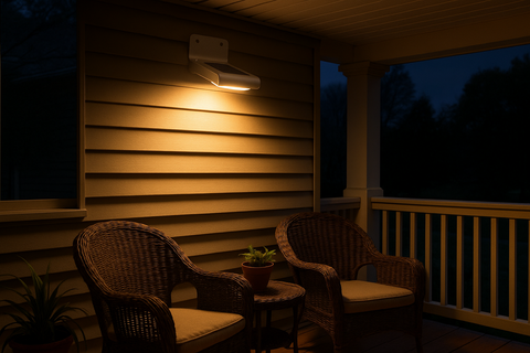 Aluminum Motion Sensor LED Solar Security Light