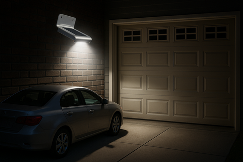 Aluminum Motion Sensor LED Solar Security Light