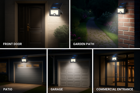 Outdoor Motion Sensor Solar LED Light