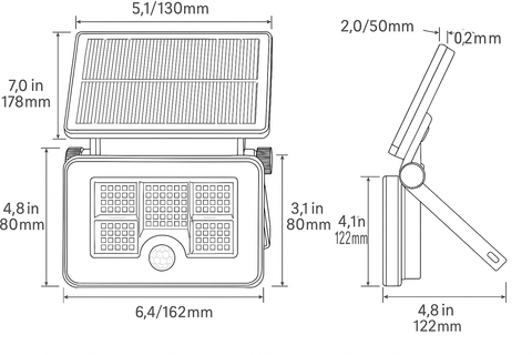 Outdoor Motion Sensor Solar LED Light