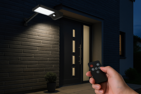 Adjustable Solar Security LED Wall Light