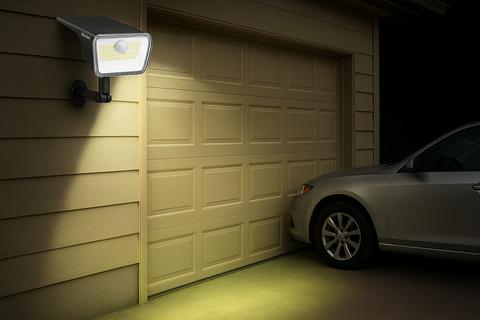 Solar Security Outdoor Motion Sensor Lights – Dual Colour Garden Light