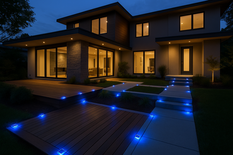 LED Outdoor Solar Deck Lights – 8-Pack Waterproof Fence