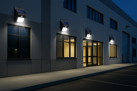 Pack of 4 LED Motion Sensor Wall Flood Lights – Outdoor